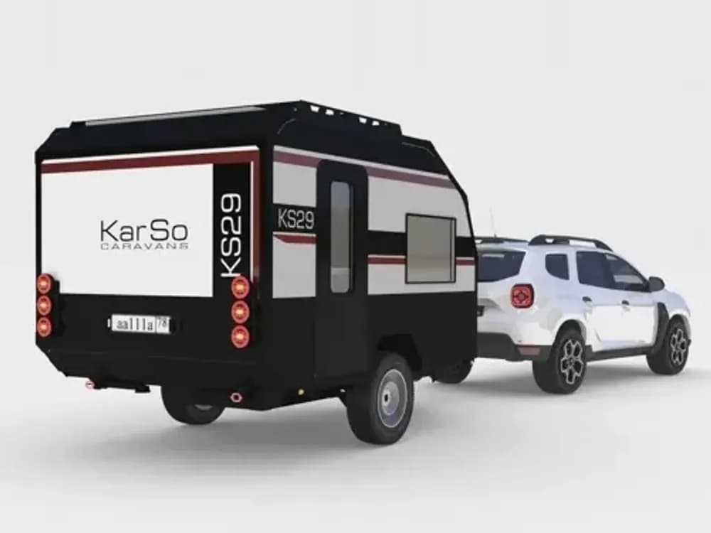 Караван KARSO KS29 с душевой и туалетом
